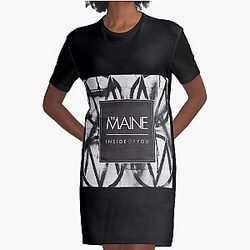The Maine inside of you Graphic T-Shirt Dress