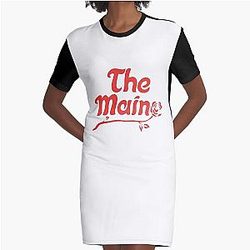 The Maine Merch The Maine Rose Graphic T-Shirt Dress