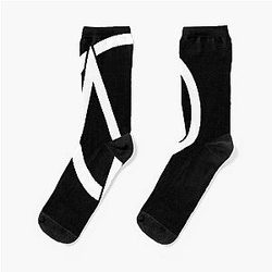 The Maine Band  Logo White  Socks
