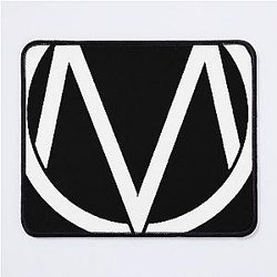 The Maine Band  Logo White  Mouse Pad