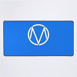 The Maine - Band  Logo White  T-Shirt Desk Mat