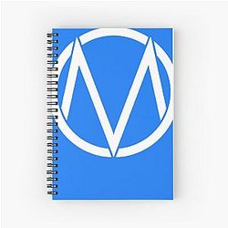The Maine - Band  Logo White  T-Shirt Spiral Notebook