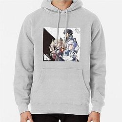 The Misfit of Demon King Academy with Black background Pullover Hoodie