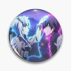 The Misfit of Demon King Academy Misha and Anos Pin