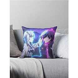 The Misfit of Demon King Academy Misha Anos Throw Pillow