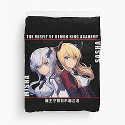 Misha And Sasha The Misfit of Demon King Academy Duvet Cover