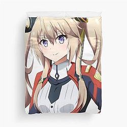 Sasha Necron The Misfit of Demon King Academy Artwork Duvet Cover