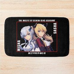 Misha And Sasha The Misfit of Demon King Academy Bath Mat