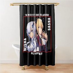 Misha and Sasha - The Misfit of Demon King Academy Shower Curtain