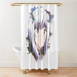 The Misfit of Demon King Academy - Anos Voldigoa and Sasha Necron Shower Curtain