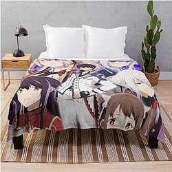 The Misfit of Demon King Academy Throw Blanket