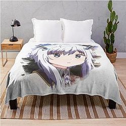 The Misfit of Demon King Academy - Anos Voldigoad Throw Blanket
