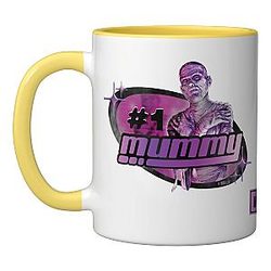 Universal Monsters The Mummy Ceramic Mug Yellow White