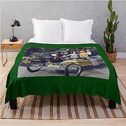 The Munsters Family with Munster Koach Throw Blanket