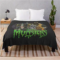 The Munsters 1964 Throw Blanket