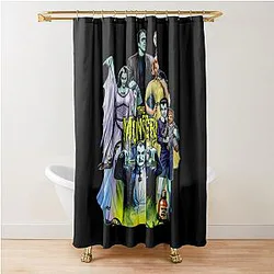 The Munsters Family Portrait Shower Curtain