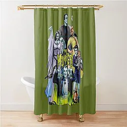 The Munsters Family Portrait Shower Curtain