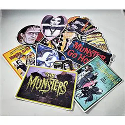 The Munsters Vinyl Decals for Laptop Case Guitar Notebook Water Bottle