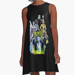 The Munsters Family Portrait A-Line Dress