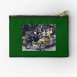 The Munsters Family with the Munster Koach Dragula Zipper Pouch