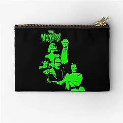 The Munsters Pixelated Zipper Pouch