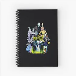 THE MUNSTERS FAMILY PICTURE Spiral Notebook
