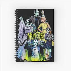 The Munsters Family Portrait Spiral Notebook