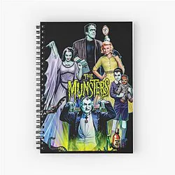 The Munsters Family Portrait Classic T-Shirt Notebook