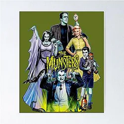 The Munsters Family Portrait Poster
