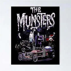 The Munsters Retro Poster