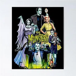 The Munsters Family Portrait Poster