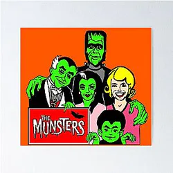 The Munsters 1964 Poster