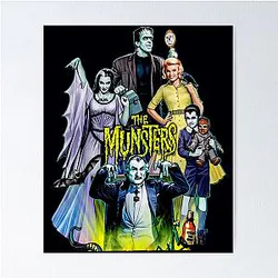 The Munsters Family Portrait Poster
