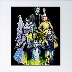 The Munsters Family Portrait Poster