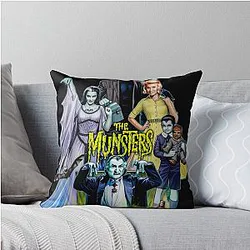 The Munster's Family Portrait Pillow