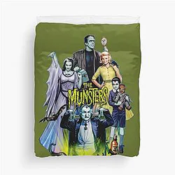The Munsters Family Portrait Duvet Cover