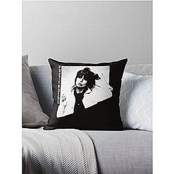 Pretenders Retro portrait Throw Pillow