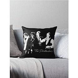 The Pretenders - Retro Throw Pillow