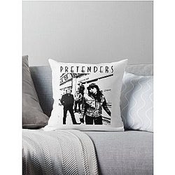 Pretenders Rock Throw Pillow