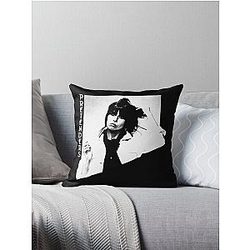 Pretenders - Retro portrait  Throw Pillow