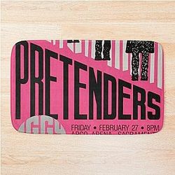The Pretenders Concert  Bath Mat