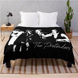 The Pretenders - Retro Throw Blanket