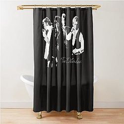 The Pretenders Retro Shower Curtain