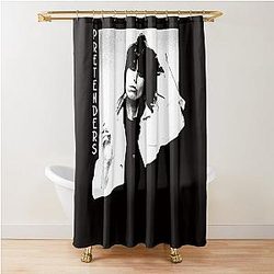 Pretenders Retro portrait Shower Curtain