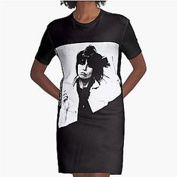Pretenders Retro portrait Graphic T-Shirt Dress