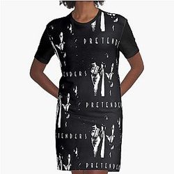 The band Pretenders  (1) Graphic T-Shirt Dress