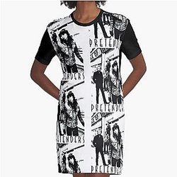 All Pretenders Graphic T-Shirt Dress
