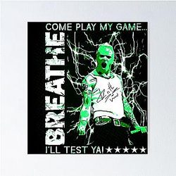 PRODIGY KEITH FLINT BREATHE DESIGN Poster