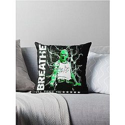 PRODIGY KEITH FLINT BREATHE DESIGN Throw Pillow