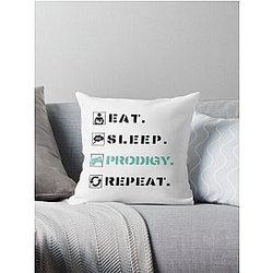 Eat Sleep Prodigy Repeat prodigy math game        Throw Pillow